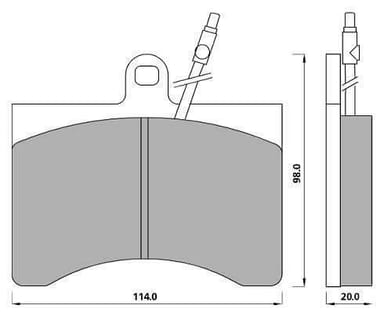 PREMIUM BRAKE PAD SET (4)