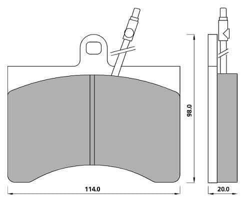 PREMIUM BRAKE PAD SET (4)