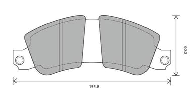 PREMIUM BRAKE PAD SET (4)