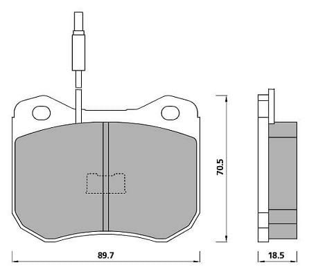 PREMIUM BRAKE PAD SET (4)