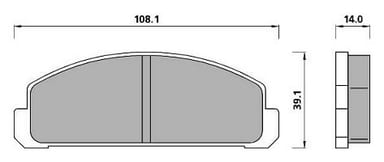 PREMIUM BRAKE PAD SET (4)