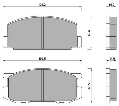 COMPETITION PADS AXLE SET