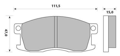 PREMIUM BRAKE PAD SET (4)