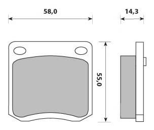 PREMIUM BRAKE PAD SET (4)