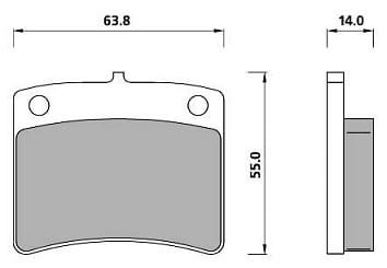 PREMIUM BRAKE PAD SET (4)
