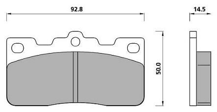 PREMIUM BRAKE PAD SET (4)