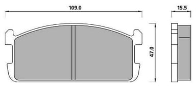 PREMIUM BRAKE PAD SET (4)