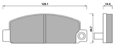 PREMIUM BRAKE PAD SET (4)