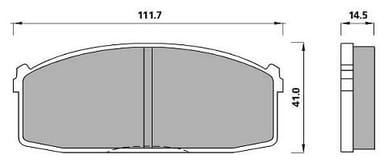 PREMIUM BRAKE PAD SET (4)