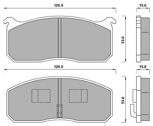 PREMIUM BRAKE PAD SET (4)