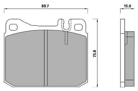 FERODO BRAKE PAD SET (4)