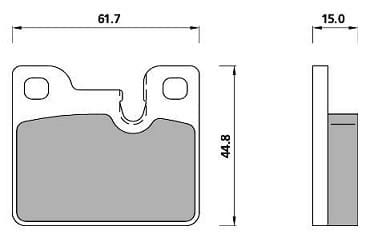 PREMIUM BRAKE PAD SET (4)