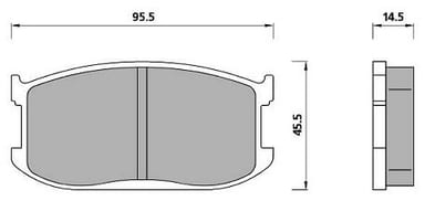 PREMIUM BRAKE PAD SET (4)