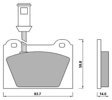 PREMIUM BRAKE PAD SET (4)