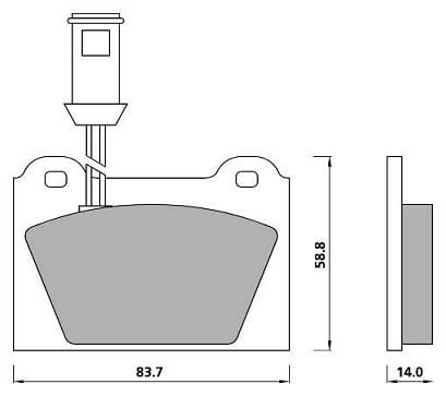 PREMIUM BRAKE PAD SET (4)