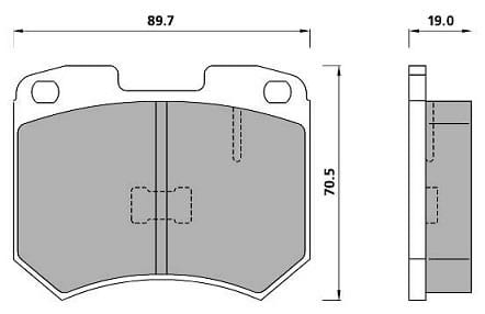 PREMIUM BRAKE PAD SET (4)