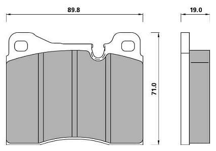 PREMIUM BRAKE PAD SET (4)