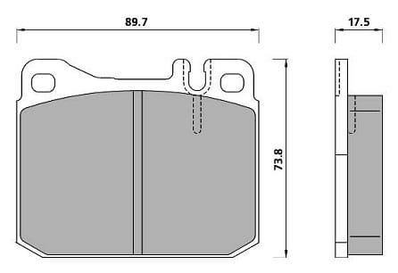 PREMIUM BRAKE PAD SET (4)