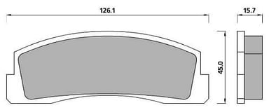PREMIUM BRAKE PAD SET (4)