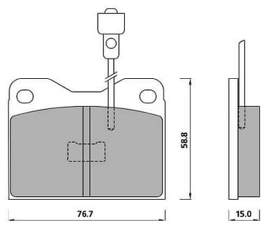PREMIUM BRAKE PAD SET (4)