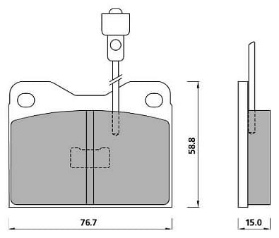 PREMIUM BRAKE PAD SET (4)