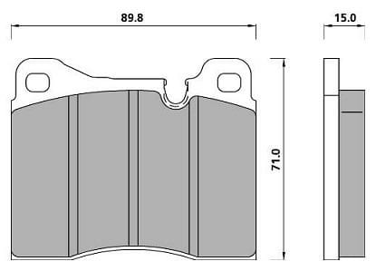 PREMIUM BRAKE PAD SET (4)