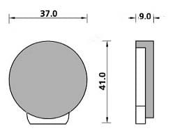 HANDBRAKE PADS (SET OF 4)