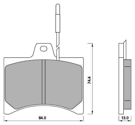 PREMIUM BRAKE PAD SET (4)