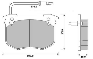 PREMIUM BRAKE PAD SET (4)
