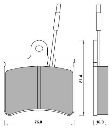 PREMIUM BRAKE PAD SET (4)