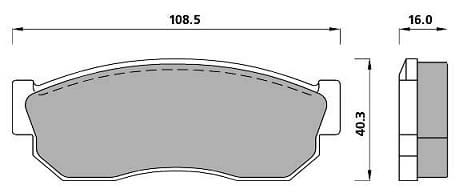 PREMIUM BRAKE PAD SET (4)