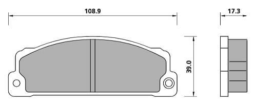 PREMIUM BRAKE PAD SET (4)