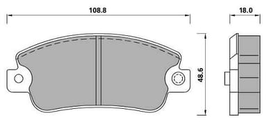 PREMIUM BRAKE PAD SET (4)