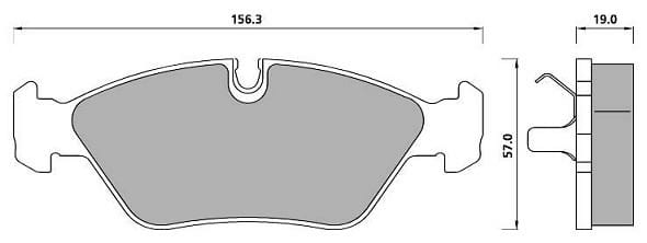 PREMIUM BRAKE PAD SET (4)