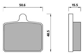 PREMIUM BRAKE PAD SET (4)