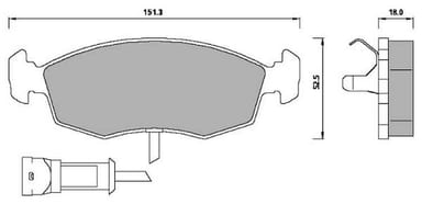 COMP PADS AXLE SET