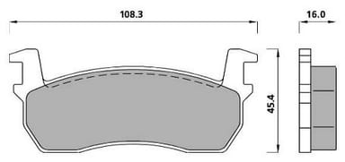 PREMIUM BRAKE PAD SET (4)