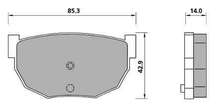 PREMIUM BRAKE PAD SET (4)