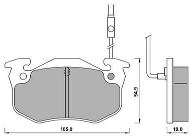 PREMIUM BRAKE PAD SET (4)