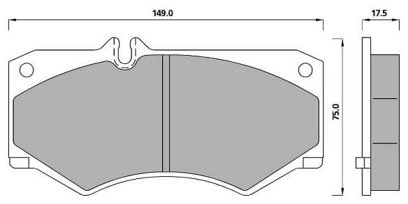 PREMIUM BRAKE PAD SET (4)