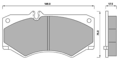 PREMIUM BRAKE PAD SET (4)