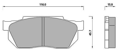 PREMIUM BRAKE PAD SET (4)