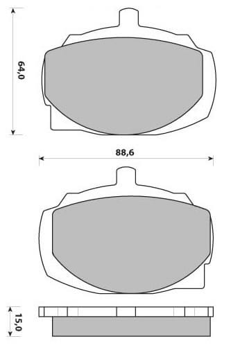PREMIUM BRAKE PAD SET (4)