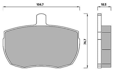 PREMIUM BRAKE PAD SET (4)