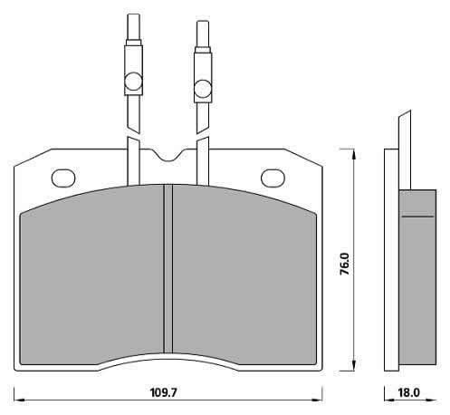 PREMIUM BRAKE PAD SET (4)