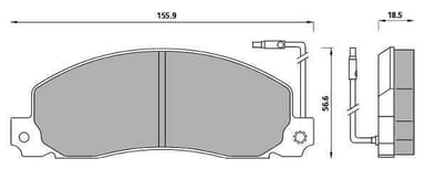 PREMIUM BRAKE PAD SET (4)