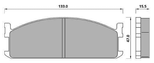 PREMIUM BRAKE PAD SET (4)