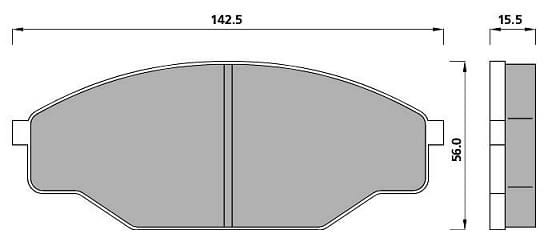 PREMIUM BRAKE PAD SET (4)