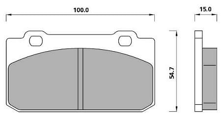 PREMIUM BRAKE PAD SET (4)