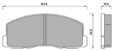 PREMIUM BRAKE PAD SET (4)